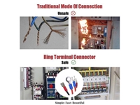 678 Parça İzoleli Kablo Ucu Soketi Fiş Şase Terminali Papucu Isı İle Daralan Makaron Kablo Tamir - 4