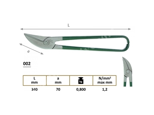 002 правые прямые ножницы для резки тела