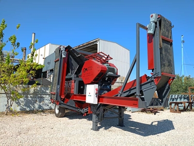 20-80 Tonnen / Stunde Mobile Kieferbrecher Siebanlage - 3