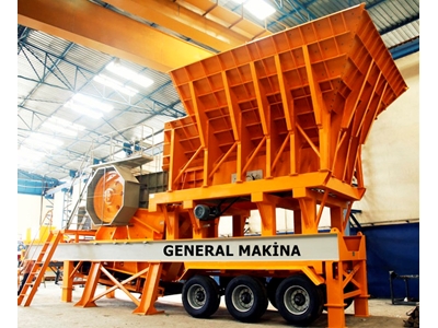 200-350 Ton/Saat Mobil Çeneli Konkasör Kırma Eleme Tesisi  - 0