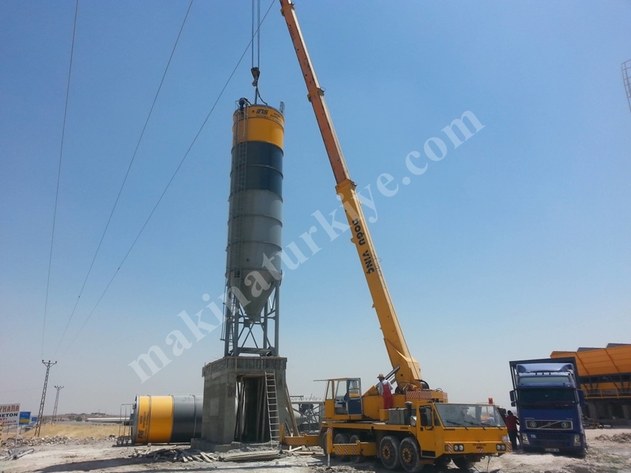 Kaynaklı Çimento Silosu 30-150 Ton