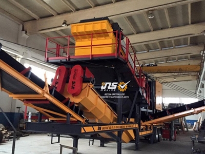 Mobil Eleme Yıkama Tesisi 150 Ton/Saat