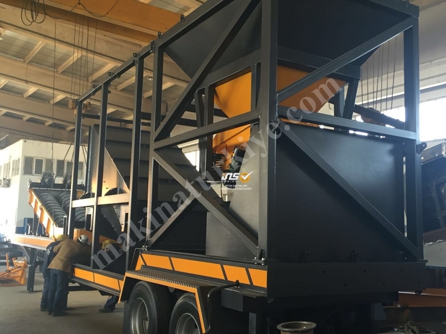 Mobil Eleme Yıkama Tesisi 150 Ton/Saat