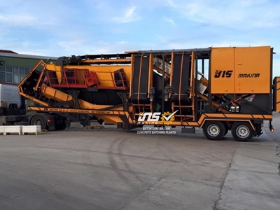 Mobil Eleme Yıkama Tesisi 150 Ton/Saat - 1
