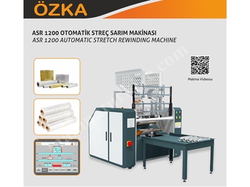 Otomatik Streç Sarma Makinası - ÖZKA ASR1200