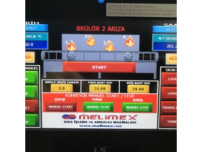 Konveyörlü (5.5 kW) Pide Lahmacun Lavaş Makinası - 3