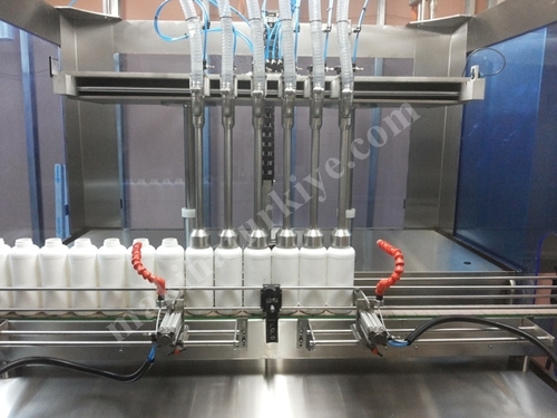 Automatische Flüssigkeitsfüll- und Verschließmaschine mit 6 Düsen