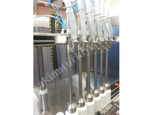 Automatic Liquid Filling and Capping Machine with 6 Nozzles
