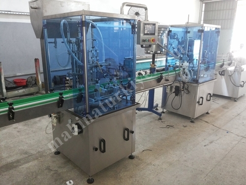 Automatic Liquid Filling and Capping Machine with 2 Nozzles (with Volumetric Com...