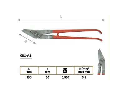 081 AS Steel Strap Scissors