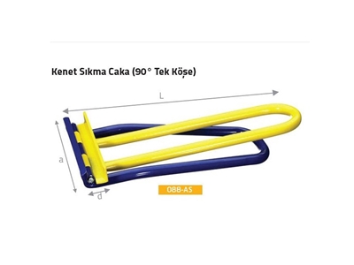 385x220 Mm 90 Tek Köşe Caka Kenet Makinası - 2