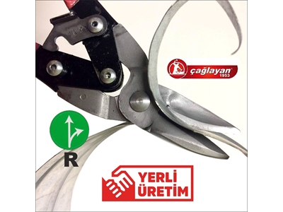 0.99 Turkish Lira Hinged Left-Hand (Right) Cutting Scissors - 2