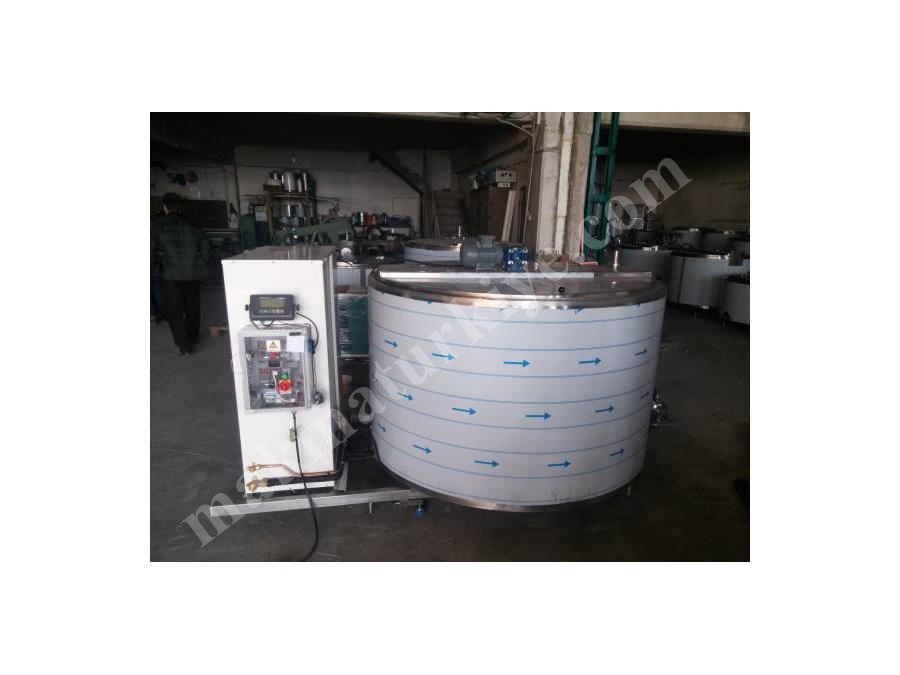Dikey Süt Soğutma Kazanı
