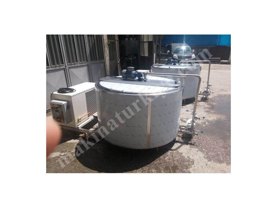 Dikey Süt Soğutma Kazanı