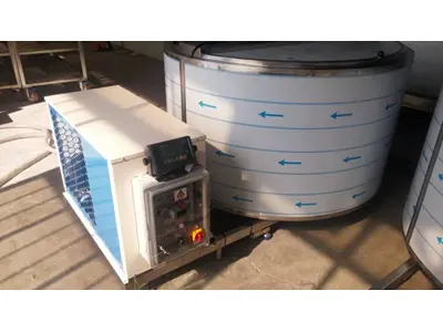 Dikey Süt Soğutma Kazanı