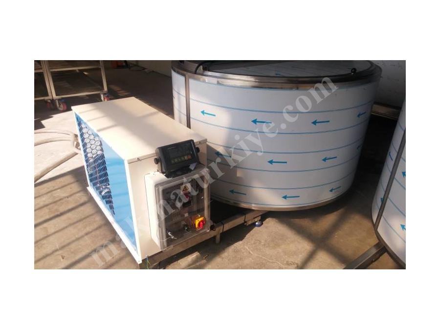 Dikey Süt Soğutma Kazanı