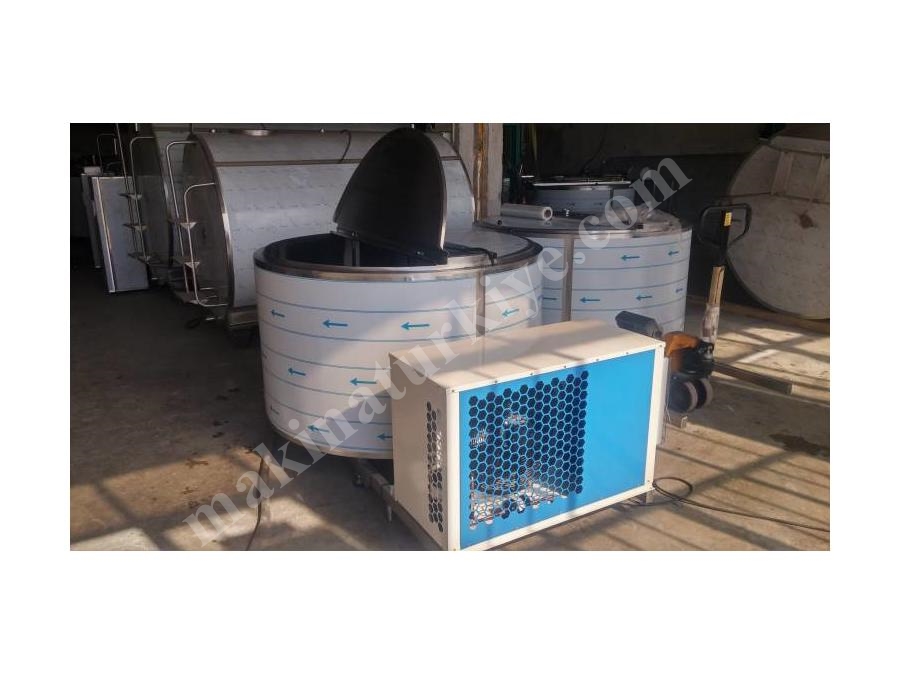 Dikey Süt Soğutma Kazanı