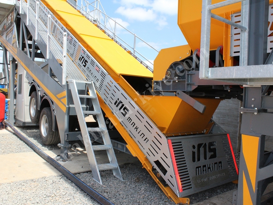 Çift Şaşe Mobil Beton Santrali 120 M³/S
