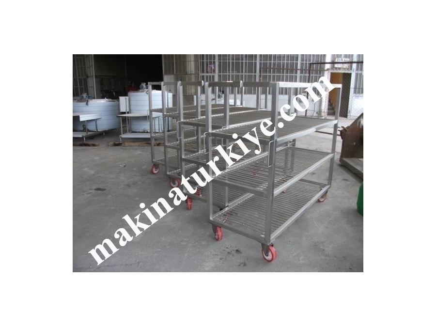 Тележка для перевозки йогурта