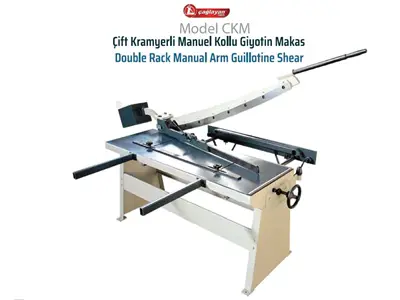 KM 12 L 1030X1,5 Double Crank Manual Guillotine Shear