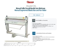 CKL1260X2,0 Manual Multi-blade Chopping Cutting Machine - 0