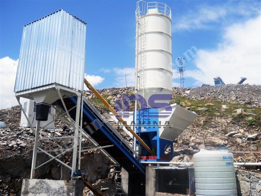 Kuru Tip Portatif Beton Santrali 120 M³/S PBS 120