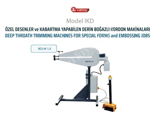 IKD-M 1.0 Special Design and Embossing Deep Throat Cord Machine