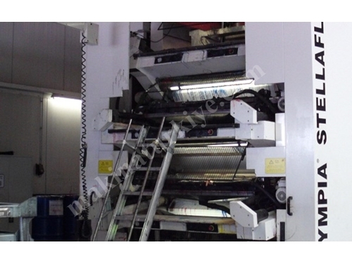 Olympia Stellaflex 8 Renk Flexo Baskı Makinası 