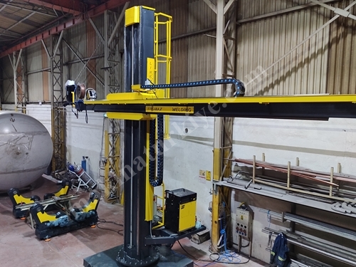 360 °C Rotary Table Column Boom Welding System
