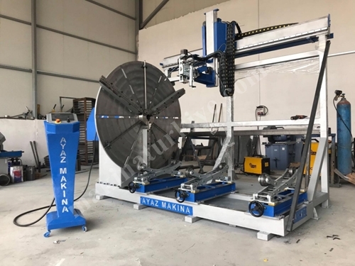 100-1000 Mm Çap Dairesel Kaynak Makinası 