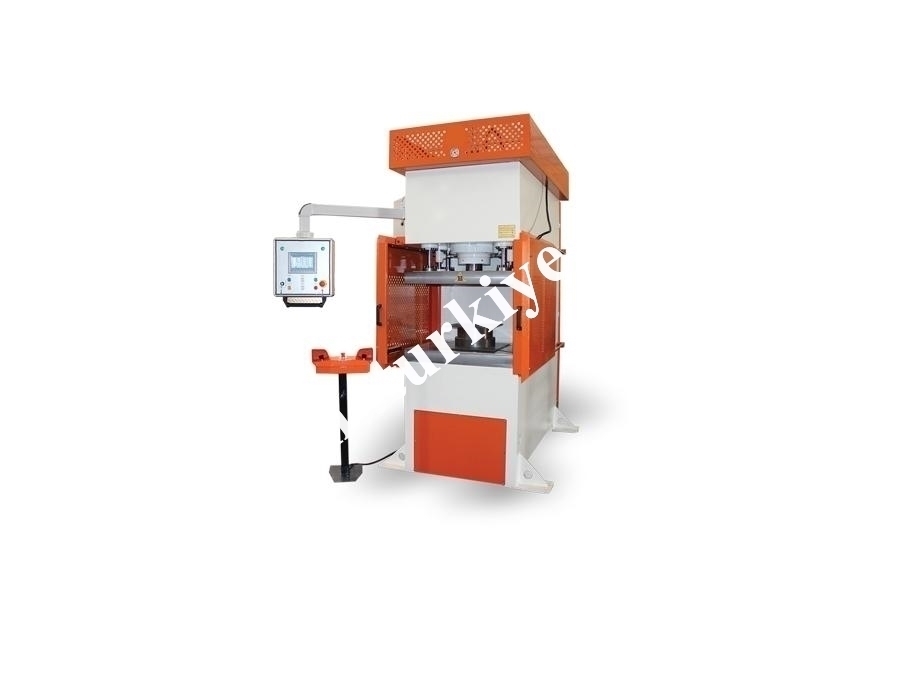 C Tipi Plc Kontrol Özel İmalat Hidrolik Presi 100 Ton
