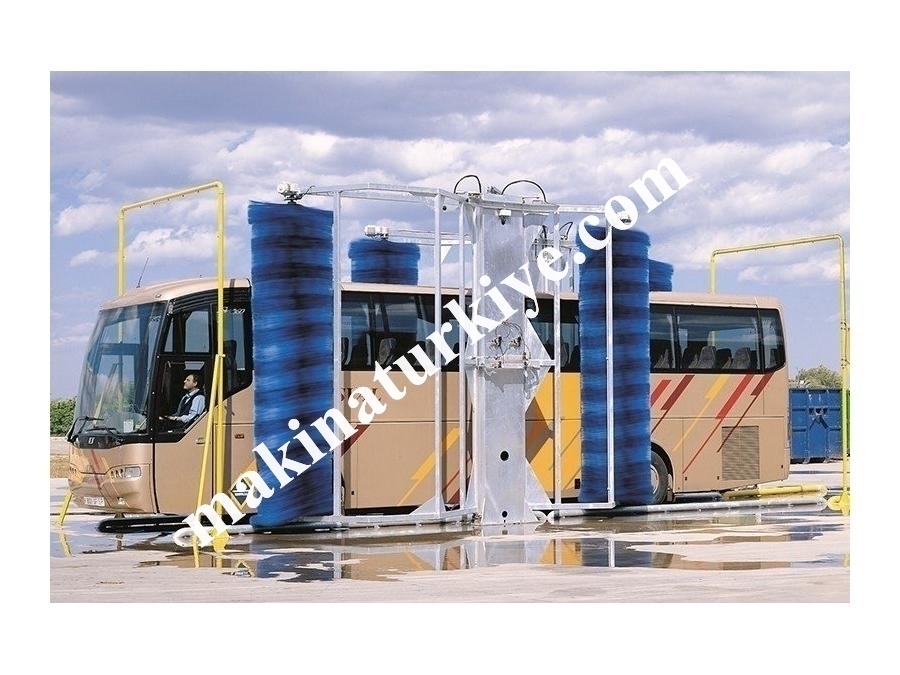 Fırçalı Otomatik Otobüs Yıkama Makinası
