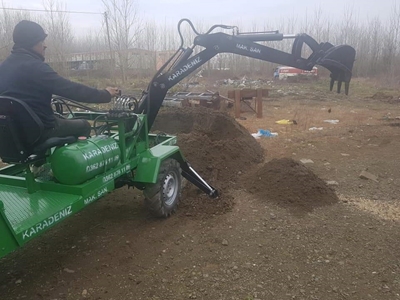 Lombardini Üzeri Kazıcı Yükleyici Kepçe