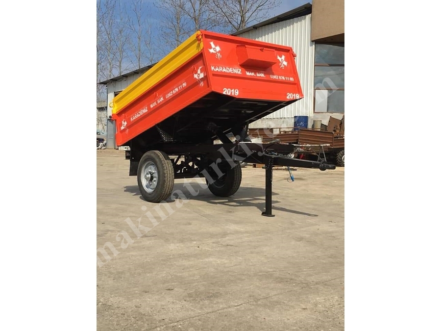 2.5 Ton Frenli Damperli Römork