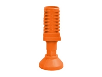 40x40 mm Orange Plastic Luxury Screw Foot - 0