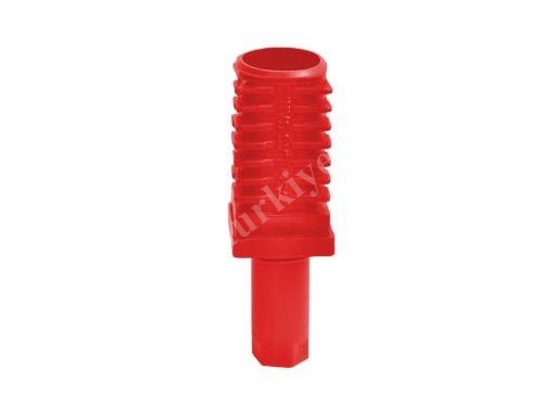 40x40 mm normale rote Plastik-Bodenbeschützer