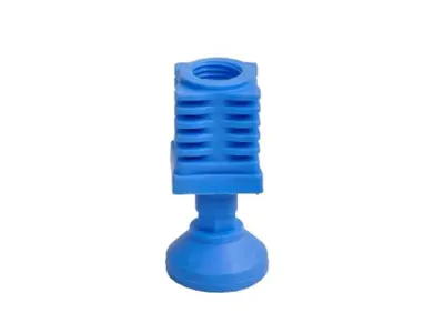 Cici 30X30 mm Blue Plastic Screw Foot