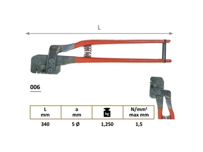 5 Mm Saç Delme Zımbalı Makas - 0