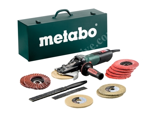 WEVF 10-125 QUICK INOX SET Köşe Taşlama 43°