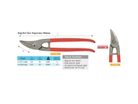 S 270A Right Straight Sheet Cutting Scissors - 1