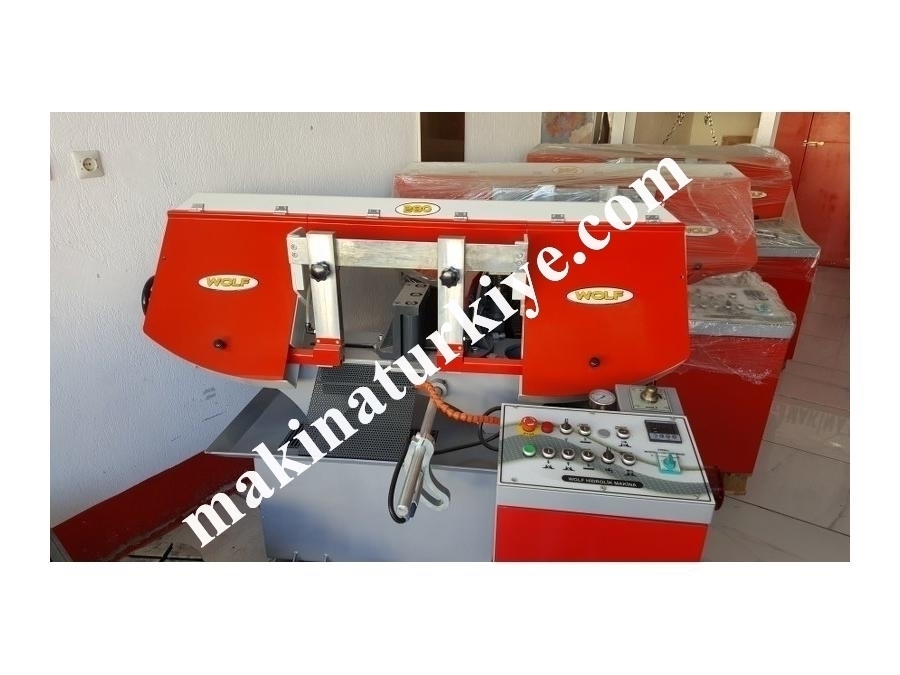 280 Mm Wolf Tam Otomatik Hidrolik Sıkma Şerit Testere Tezgahı