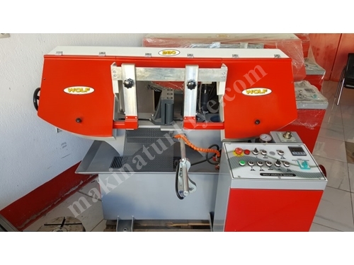 280 Mm Wolf Tam Otomatik Hidrolik Sıkma Şerit Testere Tezgahı