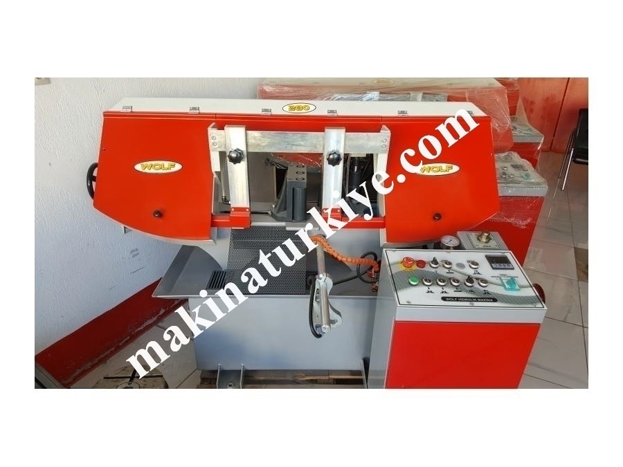 280 Mm Wolf Tam Otomatik Hidrolik Sıkma Şerit Testere Tezgahı