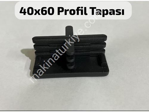 40X60 mm Profil Plastik Profil Tapa 