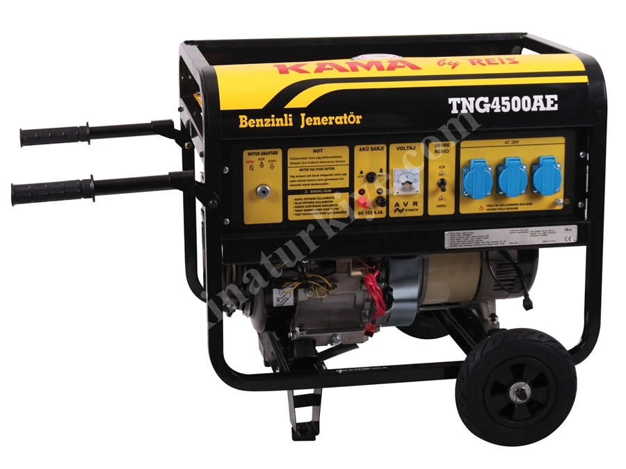 Benzinli Jeneratör 3,8 Kva - Kama By Reis TNG4500AE