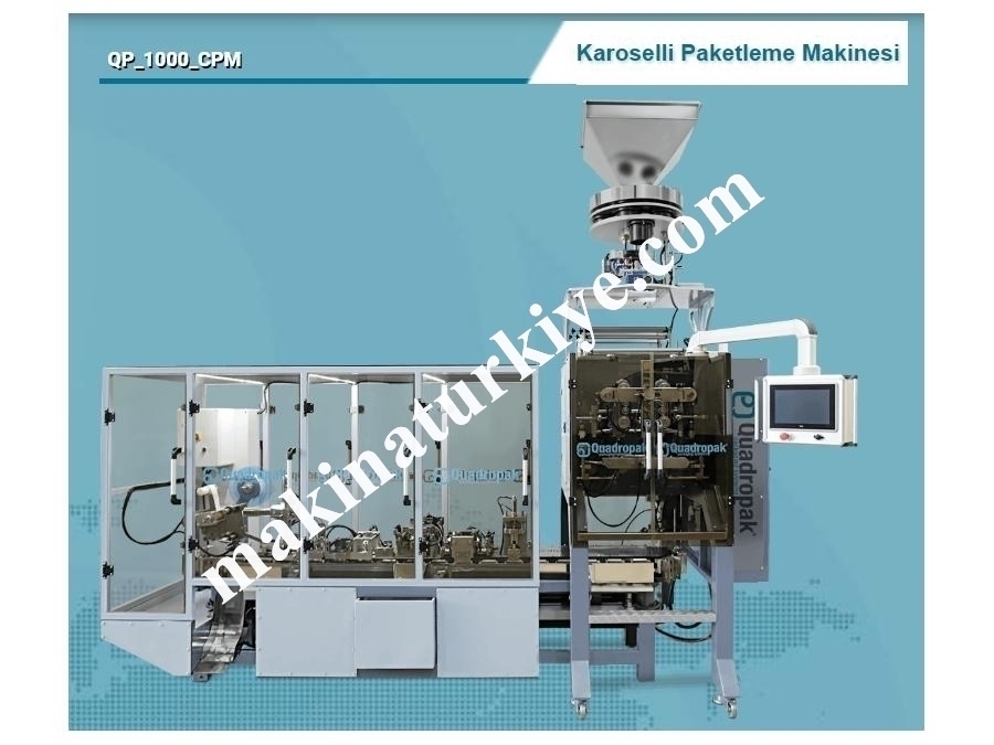 Karoselli Paketleme Makinesi - Cmn Quadropak - Qp-1000-Cpm