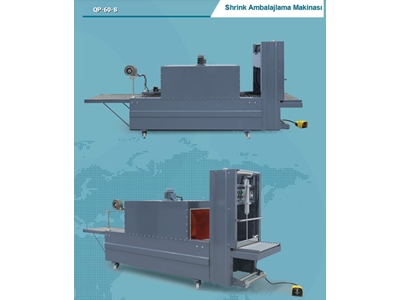 Shrink Ambalajlama Makinesi - 600x450x1450 mm CMN Quadropak - Qp-60-S - 0