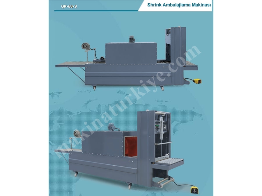 Shrink Ambalajlama Makinesi - 600x450x1450 mm CMN Quadropak - Qp-60-S