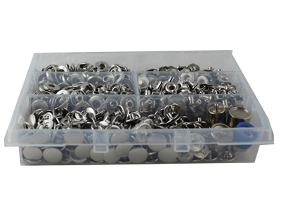200 Set 15 Mm Nikel Çıt Çıt Düğme Ve Çakım Kalıbı - 2