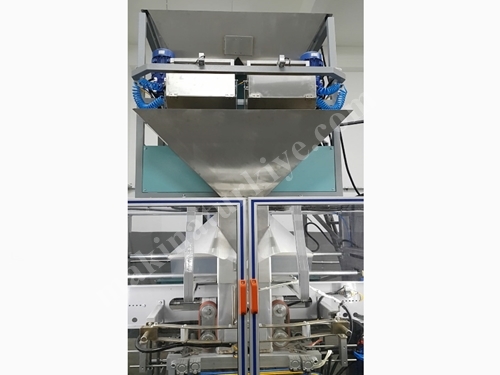 Vertikale Füllverpackungsmaschine mit Vibrationseinheit